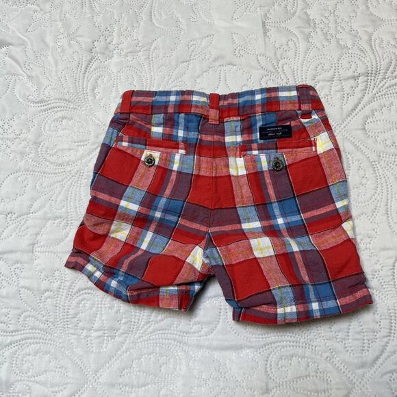 Janie And Jack Plaid Linen Shorts Size 2T - Picture 3 of 8